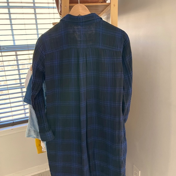 Madewell flannel plaid shirtdress - Picture 6 of 6